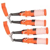 Tomantery Eishammer, Dual Handheld Eispickel Eisfischen Sicherheitspicks Langlebig Guter Griff Einfach zu tragen zum Eisfischen zum Sk