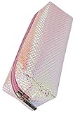 ONLINE Transparentes Premium-Schlampermäppchen/Pencil Case I Durchsichtiges Schlamperetui für Jungen und Mädchen IFedermäppchen mit praktischem Reißverschluss I 1 Fach I Ideal für Schule,Uni und Bü