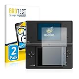 BROTECT Schutzfolie kompatibel mit Nintendo DSi (2 Stück) klare Displayschutz-F