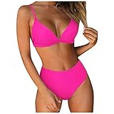 MARTINSHARK Bademode Damen Schwimmen Frauen Bandeau Gepolsterter Push Up Badeanzug Bademode Beachwear Bademode Bikini S