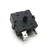 ZHANGSHENG 1PC 3Pin Drehschalter 16A 250V AC for Elektroheizung Radiator Ersatzteile Zubehör Hohe Q