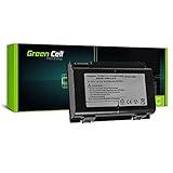 Green Cell Akku für Fujitsu Celsius H700 H710 H910 LifeBook A8280 AH550 E780 E8270 E8280 N7010 NH570 Fujitsu-Siemens E8410 E8420E E8420LA Laptop (4400mAh 14.4V Schwarz)