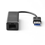 Dell USB 3.0 zu Ethernet PXE Boot, Adapter, ( Ihnen fehlt ein Ethernet Port? Und Sie haben ein USB Port?, Plug & Play) Schw