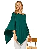 Street One Damen 580609 Poncho, ivy Green,