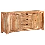 Sideboard, Aufbewahrungsschrank Seitenschrank Schrank Schrank Bodenschrank Sideboard 175x40x75 cm massives Ak