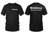 Wolfsburg - You'll Never Walk Alone - Fan T-Shirt - Schwarz - Größe XXL
