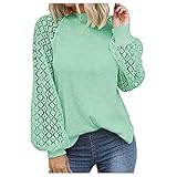 HHOP dünne Sommer blusen bleifrei Bluse Oberteile floryday elegant blusen Damen Pullover Damen Strick Oberteile floryday Pullover Oversize fillamoda Damen damenp