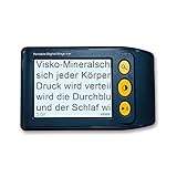 Digitale Leselupe Lesehilfe, 2 bis 25-fache Vergrößerung, Lupe zum Lesen, klein & leicht für Zuhause, Unterwegs und auf Reisen, kompatibel mit PC & TV, ideal für Senioren und Sehb