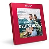 mydays Reise-Gutschein Kurztrips in Deutschland für 2 Personen, 2 Übernachtungen inklusive Frühstück, 100 Hotels, Geschenk für Paare in roter Geschenkbox