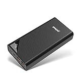 JVGoal 30000mAh Powerbank Tragbares Externe Handyakkus Riesige Kapazität Hochgeschwindigkeit 4 USB-Anschlüsse Externer Akku mit LCD-Digitalanzeige Kompatibel mit Smartphone, Tab