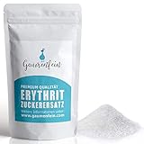 GAUMENFEIN® Erythrit Zucker (Erythritol) - Zuckerersatz, Süßstoff - 500g - natürliche Premium Q