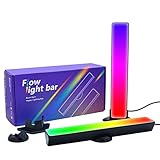 ZDXY RGB Musik-Hintergrundbeleuchtungen Sound Control Smart Night Light Bars Arbeitet mit Bluetooth LED Licht for Spiele Fernseher Dekorationslamp