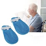 Allwin 2Pcs Restraint Gloves Finger Control Fäustlinge Hand Infektionsschutz Finger Hand Feste Handschuhe Hosenträger Unterstü