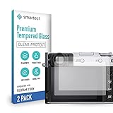 smartect Schutzglas kompatibel mit Fujifilm X100V [2 Stück] - Tempered Glass mit 9H Härte - Blasenfreie Schutzfolie - Anti-Kratzer Display
