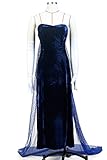 Anastasia (1997 Film) Romanov Evening Dress Blau Cosplay Kostüm Damen S