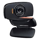 Bodhdbsbsa Webcam, HD Webcam 720P mit Mikrofon, mit großer Bildschirm Videotelefonie und Aufnahme, 720p-Streaming-Kamera, Desktop- oder Laptop-Webcam Geeignet for Haus, Computerausrüstung