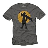 Gamer Nerd Geschenke - Fantasy T-Shirt - I Decided to live for Both of us - final grau XXXXL