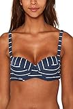 ESPRIT Damen Nelly Beach pad.Bra mf Bikinioberteil, 405/DARK Blue, 42C