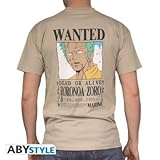 ONE PIECE T-Shirt gesucht Zoro (Sand) (XXL)