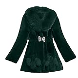 Eaylis Damen Mode Plüschjacke Mantel Winter Warm Outwear Mantel, Übergangsjacke Blazer für Frauen Parka Langer Cardigan Freizeit Business Steppjacke Winterjack