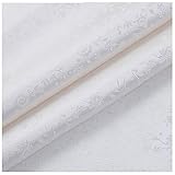 GLFYHG DIY Kunstleder Stoff Weiche Tasche Hintergrunddekoration Leder Esszimmerstuhl Tischdecke Ledermaterial Weich und Verschleißfest Wasserdicht Mehrere Farben (Color : Pearl White)