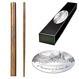 The Noble Collection - James Potter Character Wand - 15in (37cm) Wizarding World Wand with Name Tag - Harry Potter Film Set Movie Props W