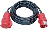 Brennenstuhl CEE Verlängerungskabel IP44 (25m Kabel, H07RN-F 5G2,5, 5-polig mit CEE Stecker und Kupplung, für den Außenbereich IP44, Made in Germany) schwarz, 1167720