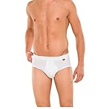 Schiesser Herren Cotton Essentials Feinripp Sport-Slip/Unterhose 205159-4er Spar Pack - (5)