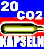 20 NEMT 16g Co2 Bierkapseln für alle Bierzapfanlagen mit 16g Kohlensäurekapseln ohne Gewinde kompatibel zu Biermaxx Zapfp