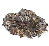 3D Unisex Blätter Camo Ghillie Caps Outdoor Jagd Angeln Bionic Tarnung Hüte Armee Krieg Spiele Camo Sonnenschirm Baseball Cap