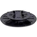 Plattenlager höhenverstellbar (1,1-1,4cm - 52 Stück) - Stelzlager für Terrassenplatten - Stellfüße aus Kunststoff für Platten, Fliesen, Steinplatten & Terrasse - Terrassenlager verstellb
