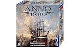 KOSMOS 680428 Anno 1800, Das Brettspiel zum beliebten PC-Spiel, Aufbau-Strategie-Spiel für 2-4 Spieler, Gesellschaftsspiel ab 12 Jahre, mit Originalgrafik