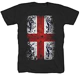 England London Rugby Dart Liverpool Manchester Fussball Fan Punk Rock Shirt T-Shirt L