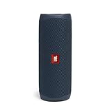 JBL Flip 5 Bluetooth Box in Blau – Wasserdichter, portabler Lautsprecher mit umwerfendem Sound – Bis zu 12 Stunden kabellos Musik absp