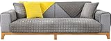 fanleittyy Couchüberzüge/Sofabezug, Couch Schonbezug, Sofa Überzug,/L-Form Sofa Überzug [Stückweise Verkauft/Kein Komplettes Set] Grey 110×180cm (43.31×70.87in)