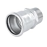 Numepress Übergang mit AG aus Edelstahl - Pressfitting mit M-Kontur - 15 x 1/2'