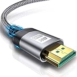 8K HDMI 2.1 Kabel 2M,AviBrex Ultra HD 48Gbps Ethernet High Speed 8K@60Hz, 4K@120Hz,HDCP 2.2 & 2.3, UHD HDR 10+, Dolby Vision, 3D, VRR, Kompatibel mit PS5/4/3,8K Gaming, TV, Blu-ray-Player, Projek