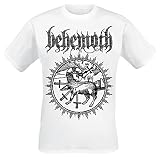 Behemoth Lamb Sigil Männer T-Shirt weiß L 100% Baumwolle Band-Merch, B
