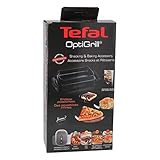 Tefal Backschale XA7258 + Rezeptbuch für OptiGrill, 1,6 Liter, Antihaftbeschichtung, Aluminiumdruckguss Wärmeisolierte Griffe, Leichte Reinigung, Spülmaschinengeeignet, Pizza, Aufläufe, Brot, Süß