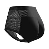 GFGHH Pushup Höschen Padded Seamless Bauchsteuerung Unterwäsche, Frauen Gepolsterte Nahtlose Butt Lifter Hip Enhancer Hüftpolster Shapewear Panty Hohe Taille Funktion Slip Mit Polster Fig