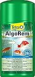 Tetra Pond AlgoRem - 24-Stunden-Soforthilfe gegen grünes Wasser im Gartenteich, bekämpft Schwebealgen, 1 L F