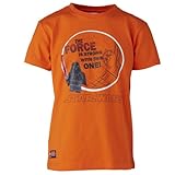 Lego Wear Jungen T-Shirt Star Wars Darth Vader T-Shirt Thor 551, Gr. 128, Orange (267 ORANGE)