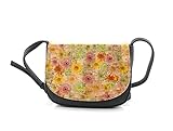 Vleder Bag Crossbody Kork JENNIFER, Flower, vegan, bekannt aus GZSZ