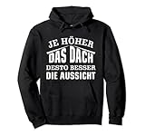 Beruf Dach Handwerker lustiger Spruch Dachdecker Pullover H