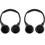 EWDF 2 Kopfhörer IR Infrarot-Wireless-Kopfhörer Stereo Faltbare Kopfhörer Indoor Outdoor Musik-Kopfhörer -Kopfhö