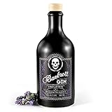 Bankrott Lavendel Gin, finest Spirits, 45% Vol, 1 x 0,5L, in einer schwarzen T