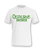 Luckja Ostkurve Bremen Kinder T-Shirt Weiss - Grün Grösse 134/146