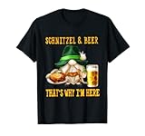 Schnitzel & Beer That's Why I'm Here Gnome T-S