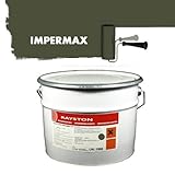 Impermax hochwertige flüssige Teichfolie - Olivgrün RAL 6003-2,5 kg