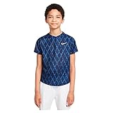 Nike Boys B NKCT DF VCTRY SS TOP PR T-Shirt, Obsidian/White, L